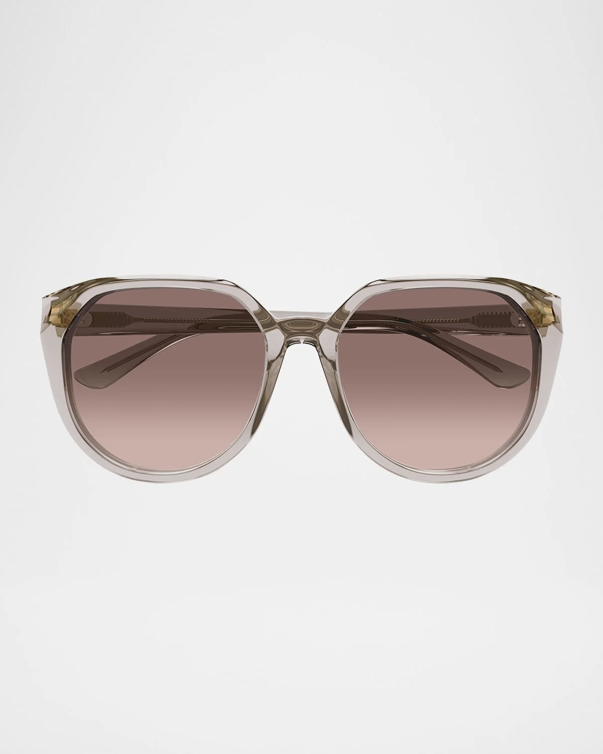 Round Acetate Sunglasses - 1