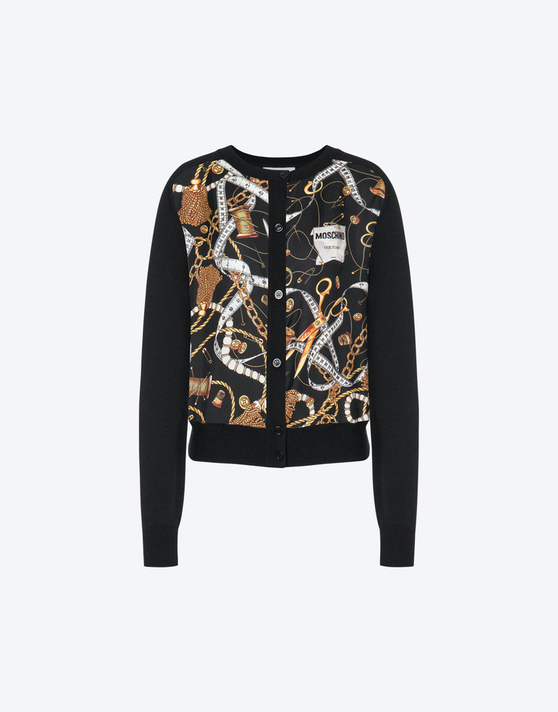 ALLOVER SARTORIAL WOOL CARDIGAN 1