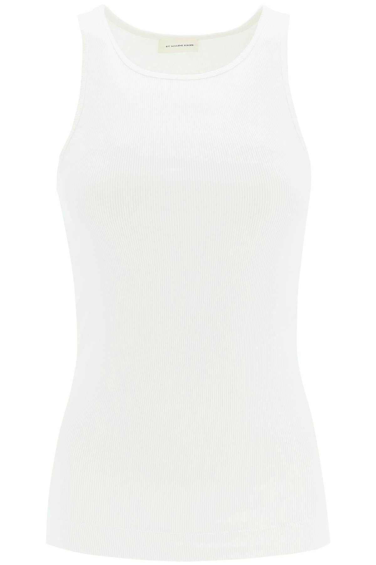 By Malene Birger Ribbed Organic Cotton Tank Top - 1