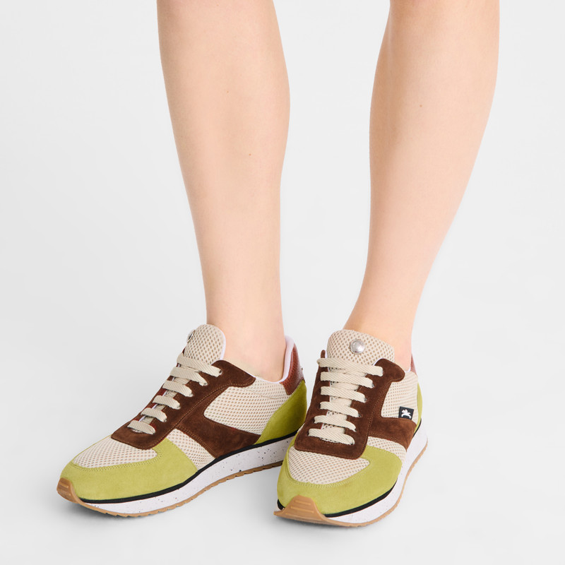 Longchamp Le Pliage Green Sneakers Bark - Leather outlook