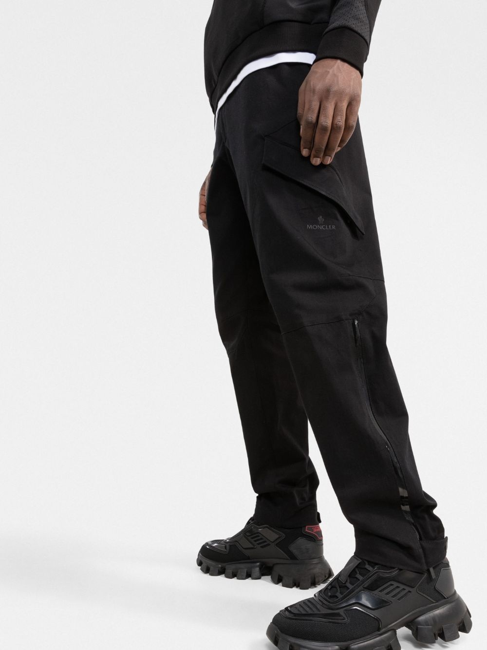 logo-print cargo trousers - 3