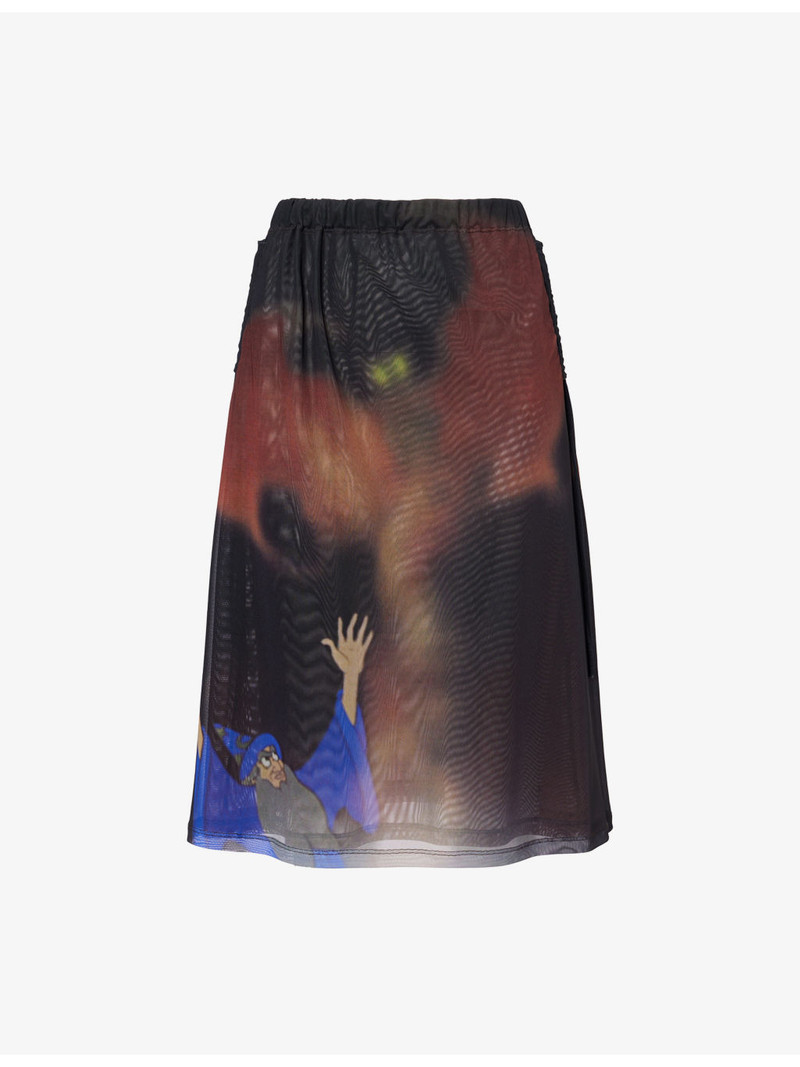Harry Lambert for Chopova Lowena x Disney Fantasia Checked Pleated Knee-Length Skirt 1