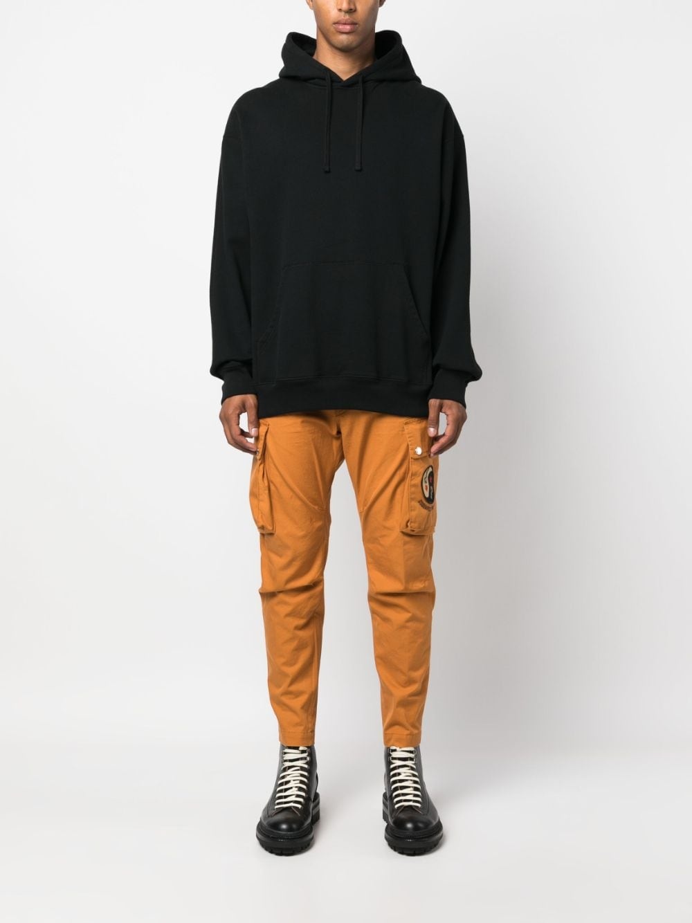 tapered-leg cargo pants - 2
