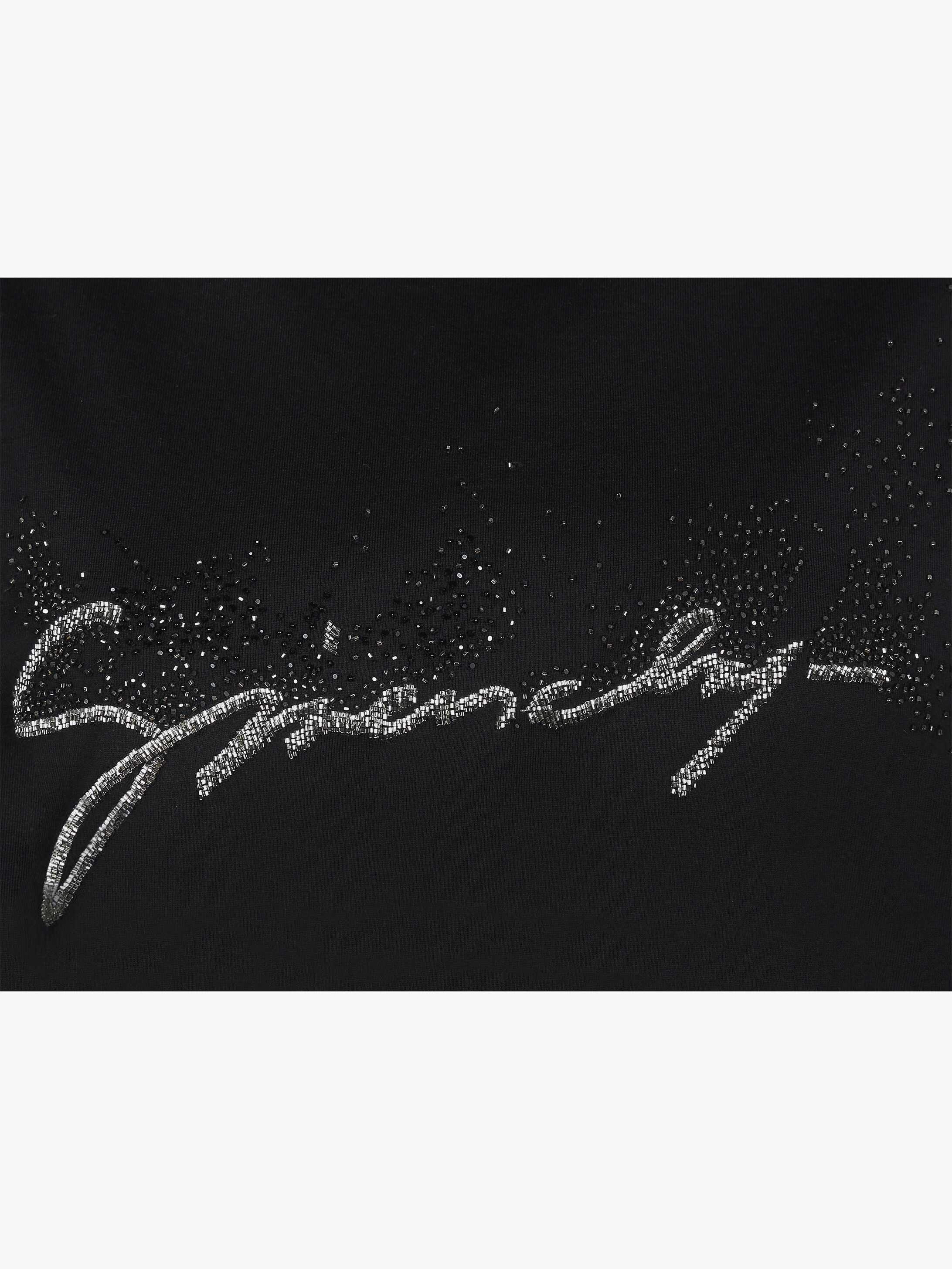 GIVENCHY pearls embroidered t-shirt - 5