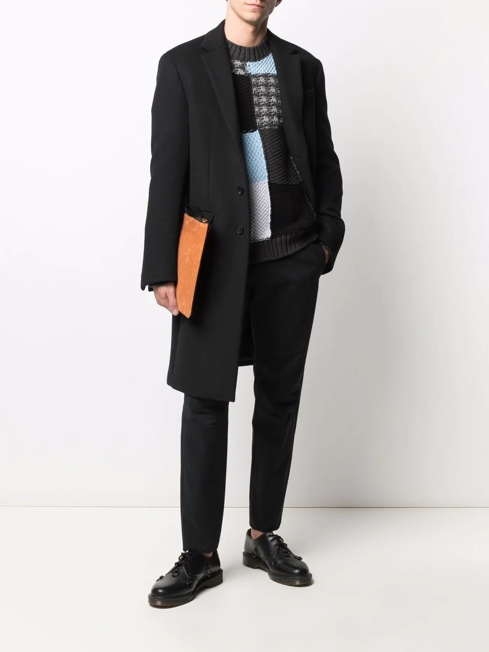 slim-cut tailored trousers - 2