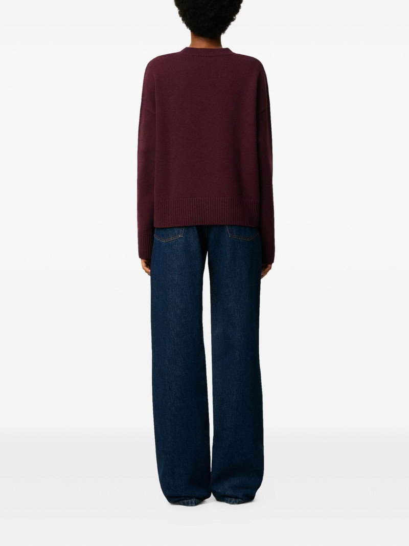 Ami De Coeur V-Neck wool sweater 4