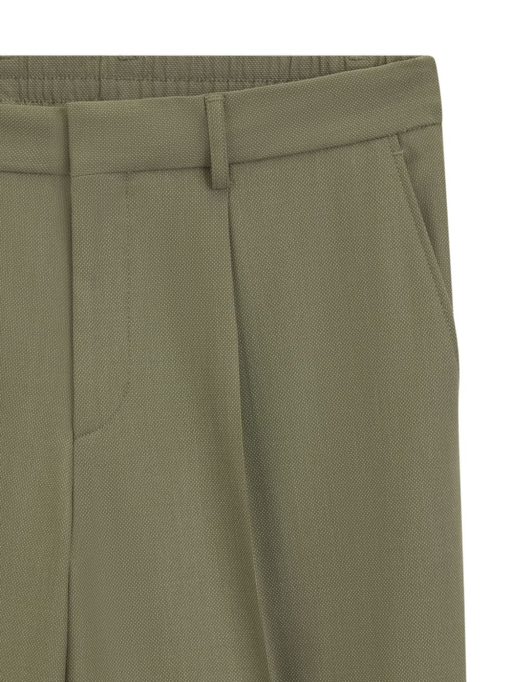 pleated tapered trousers - 6