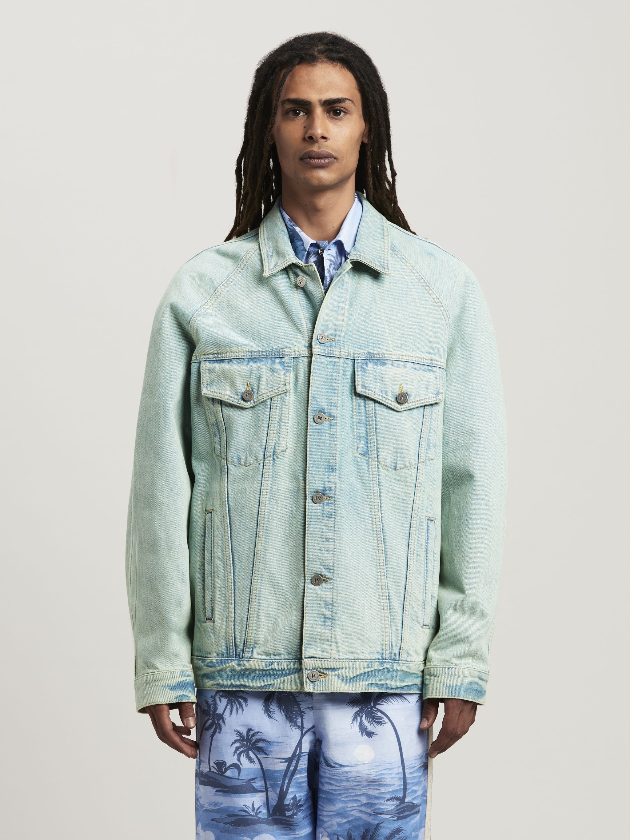 Overdye Loose Denim Jacket - 3
