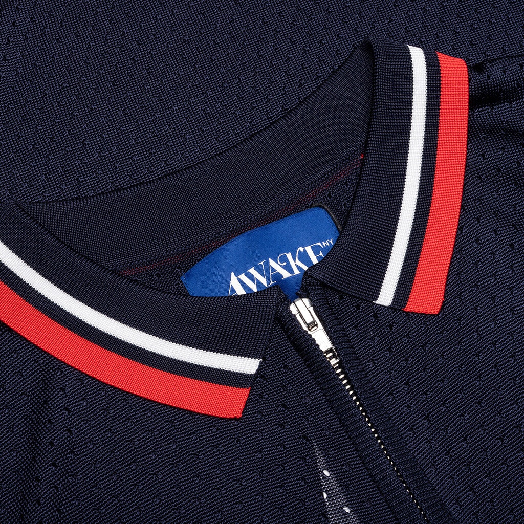 MESH POLO - NAVY - 3