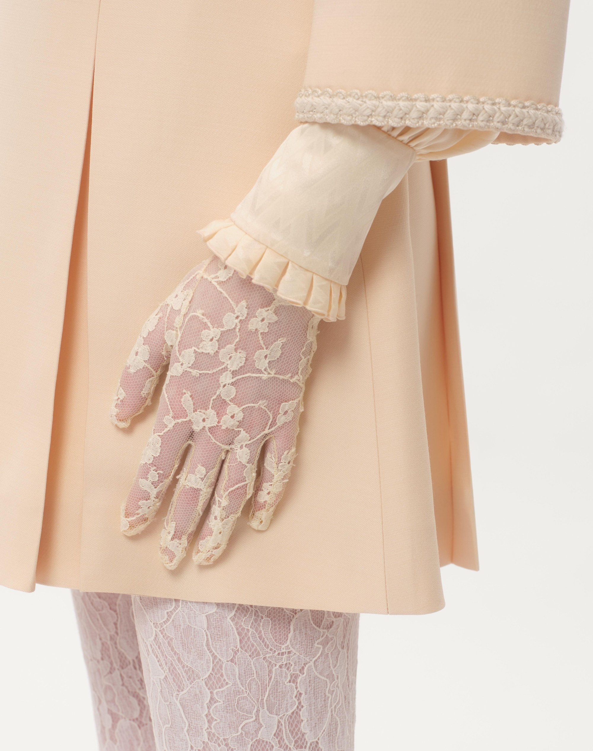 VLOGO SIGNATURE LACE GLOVES - 2