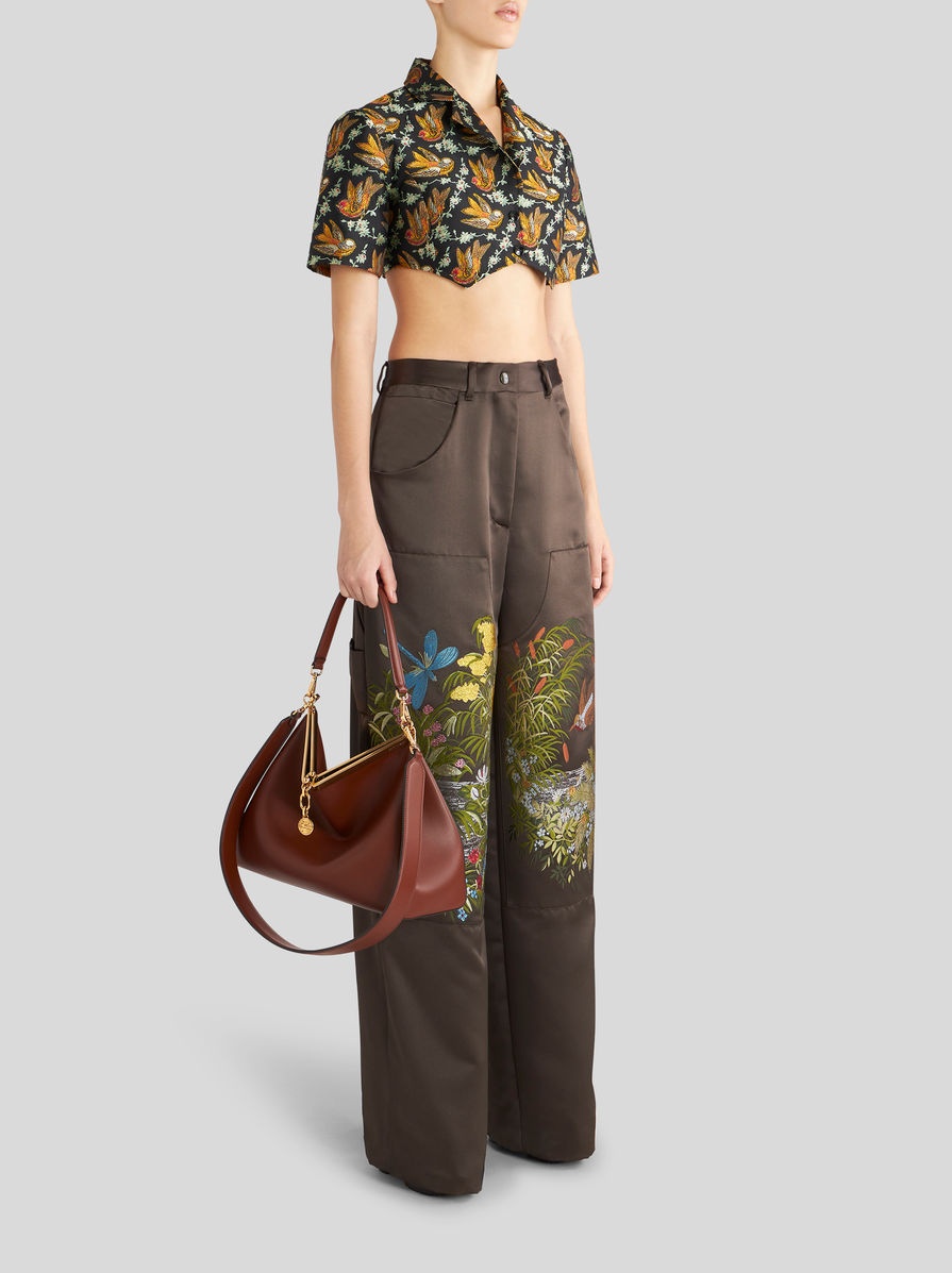 LARGE LEATHER VELA BAG - 4