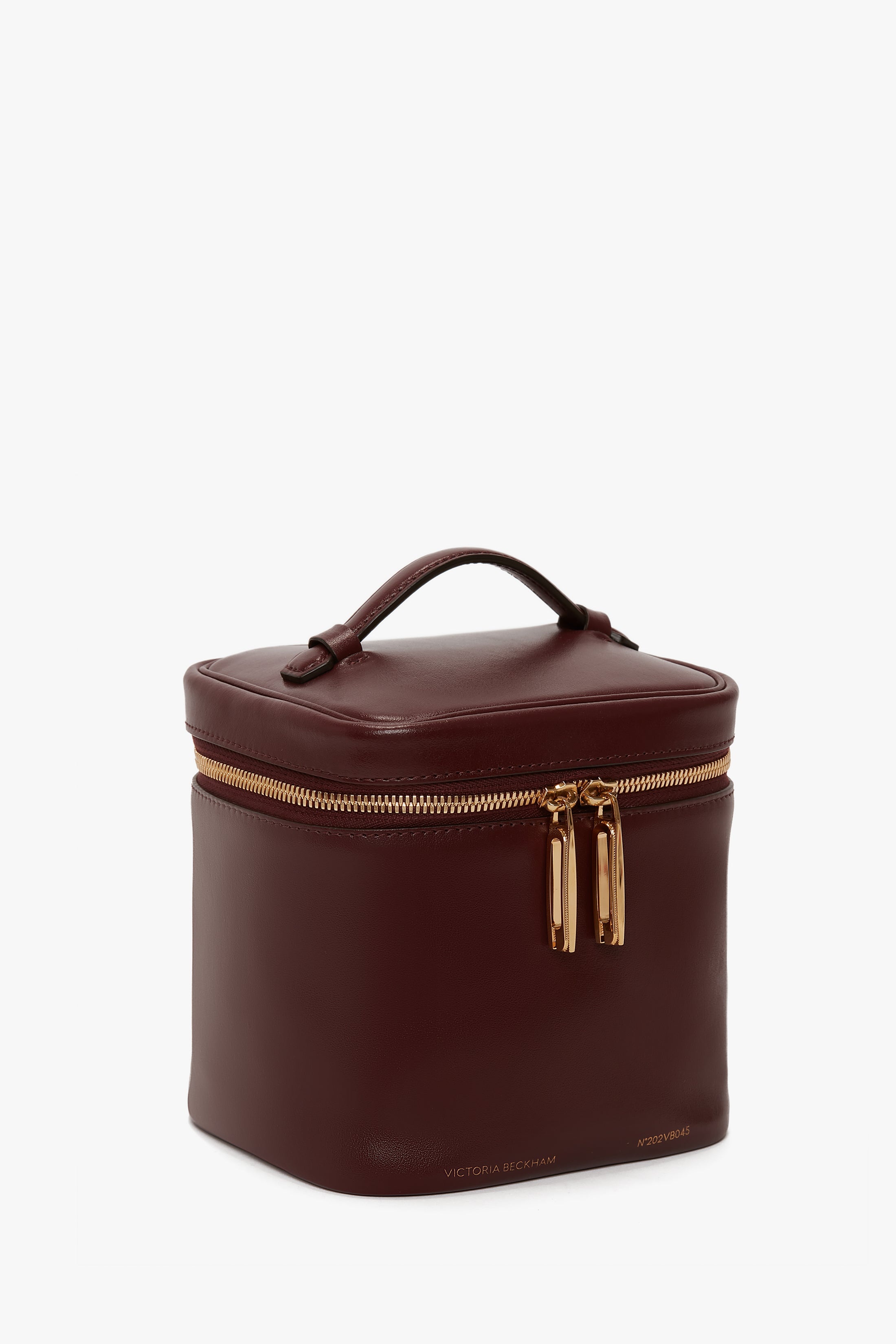 Vanity Crossbody Bag In Burgundy Leather 2