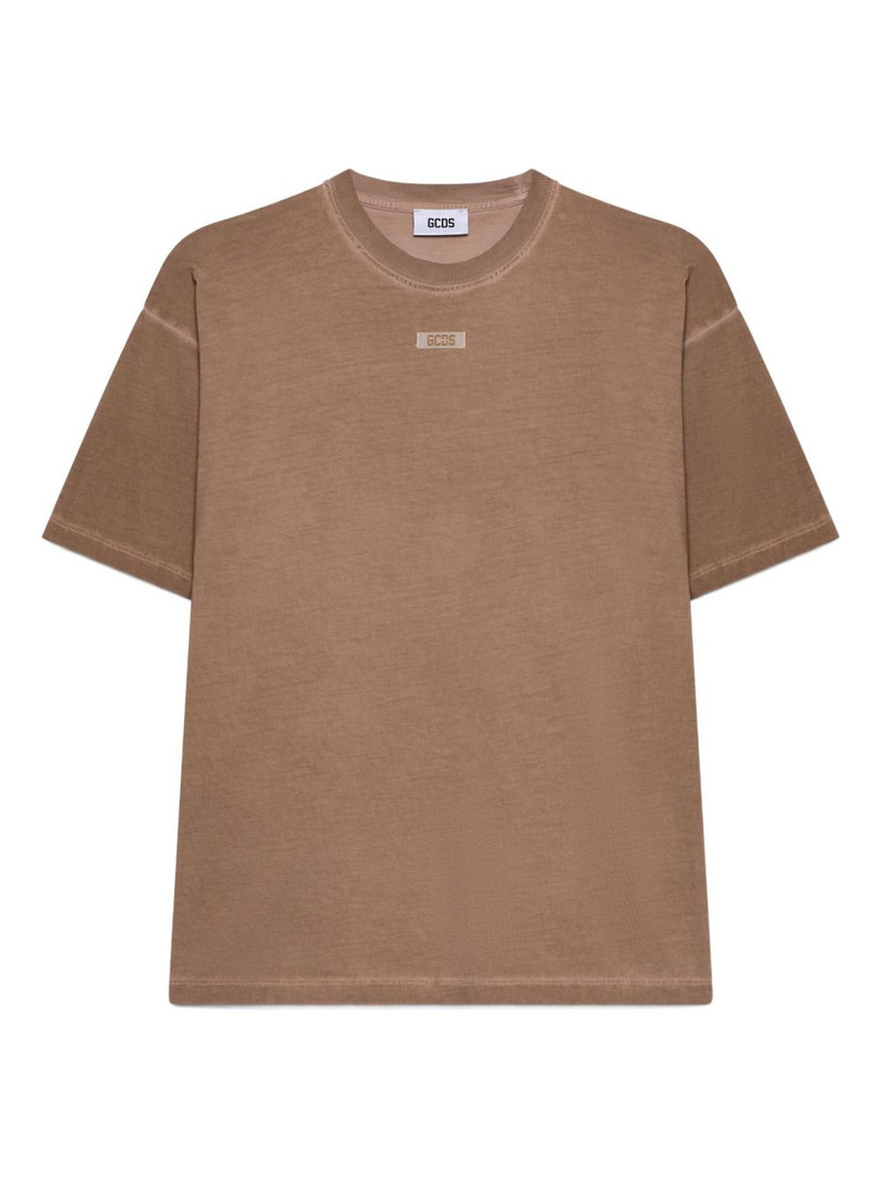 logo-detail cotton T-shirt 1