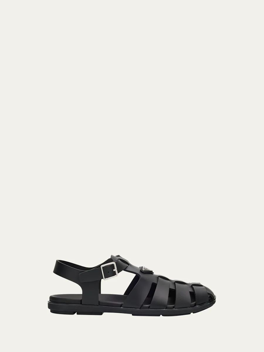 Men's Rubber Fisherman Sandals - 1
