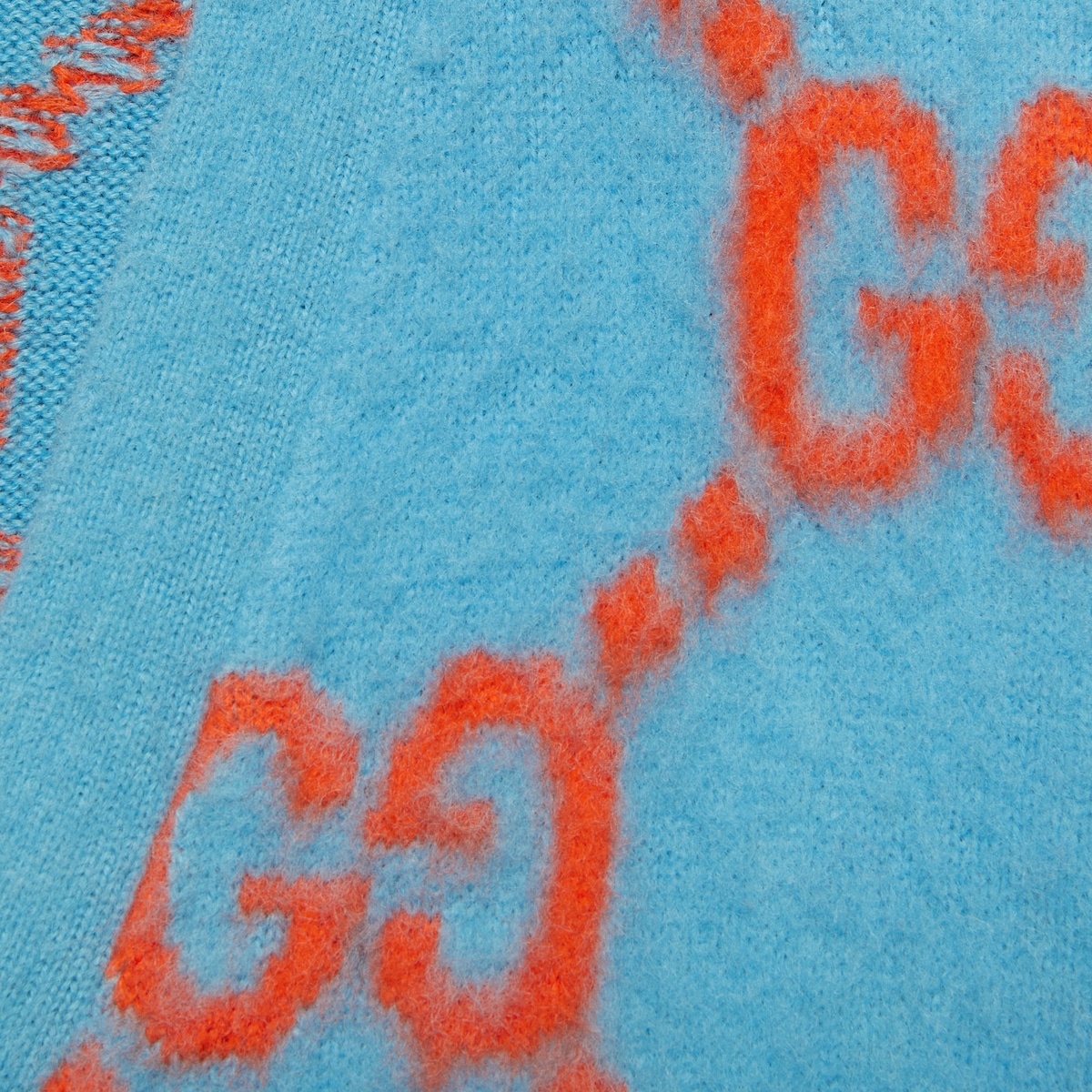 Wool cardigan with GG intarsia - 4