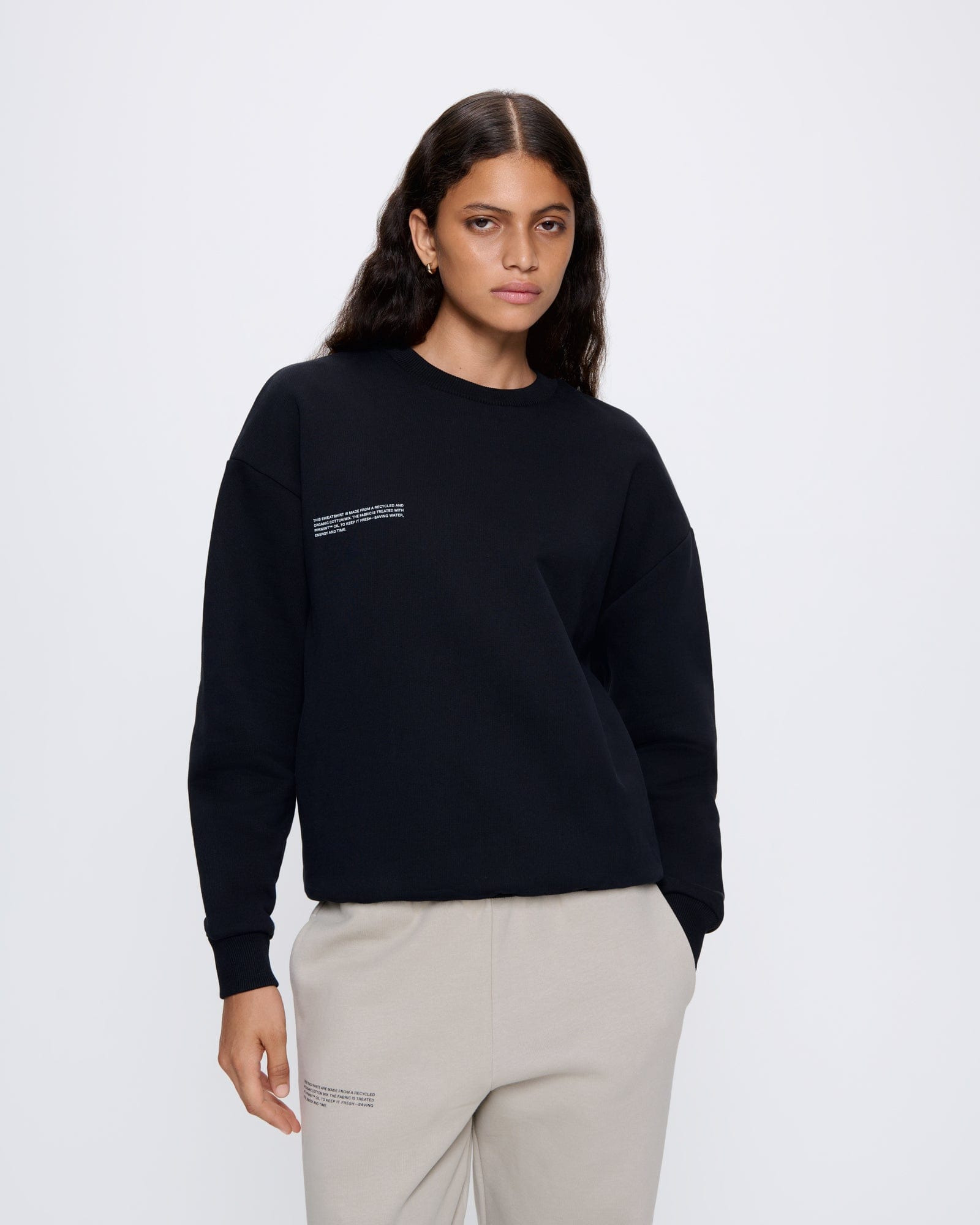 Womens 365 Heavyweight Sweatshirt - Black - 2