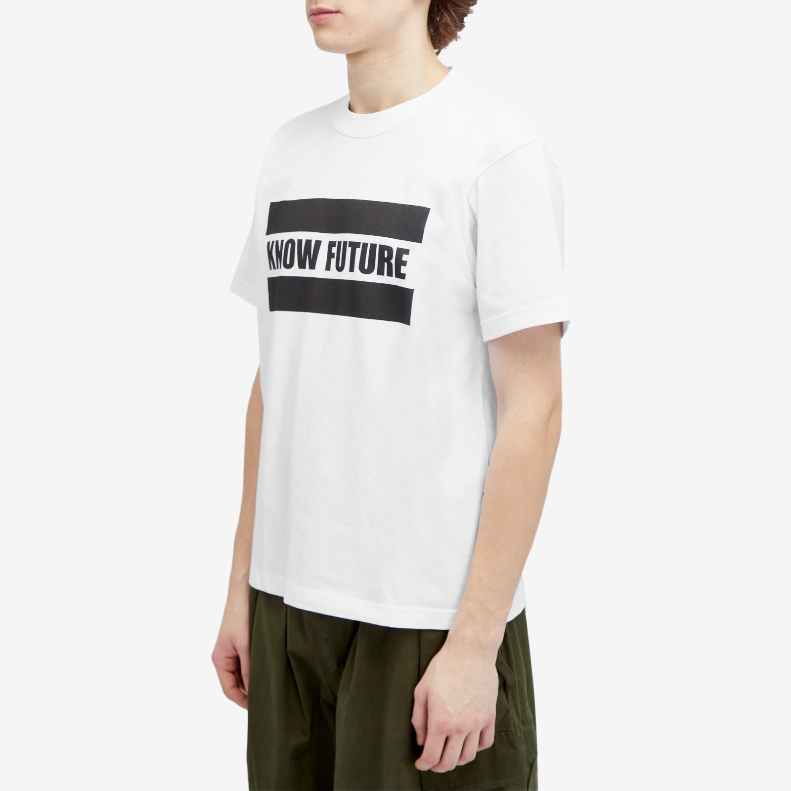 sacai Sacai Know Future T-Shirt | endclothing | REVERSIBLE