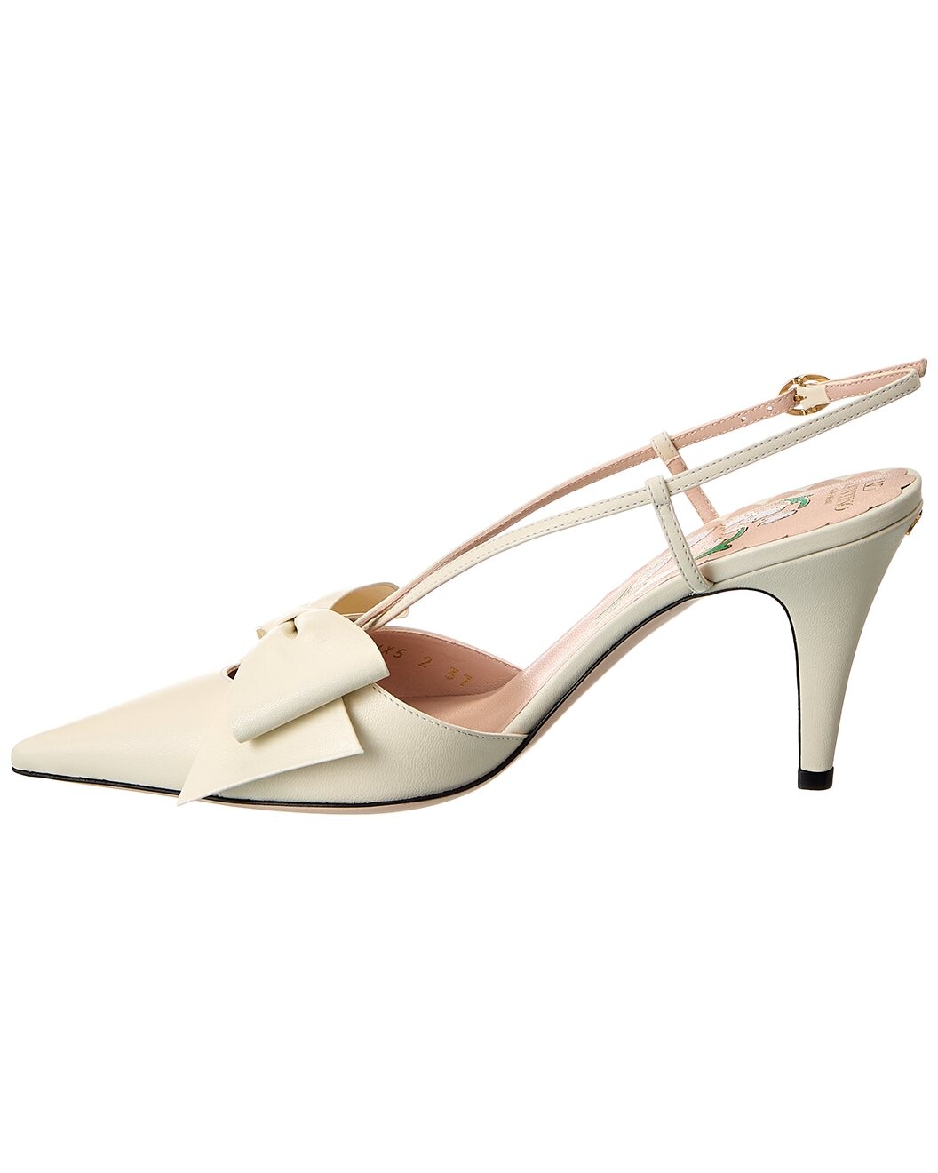 Valentino Bowow 85 Leather Slingback Pump - 2