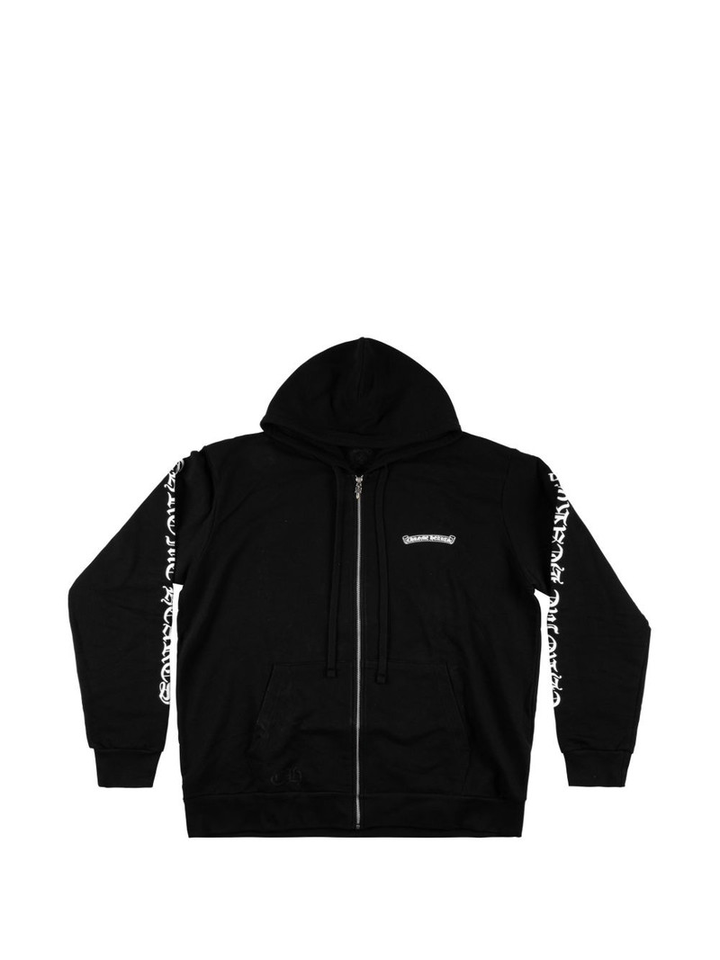 Scroll zip-up hoodie 1
