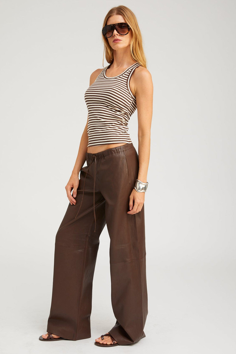 SPRWMN LEATHER KAUAI PANTS outlook
