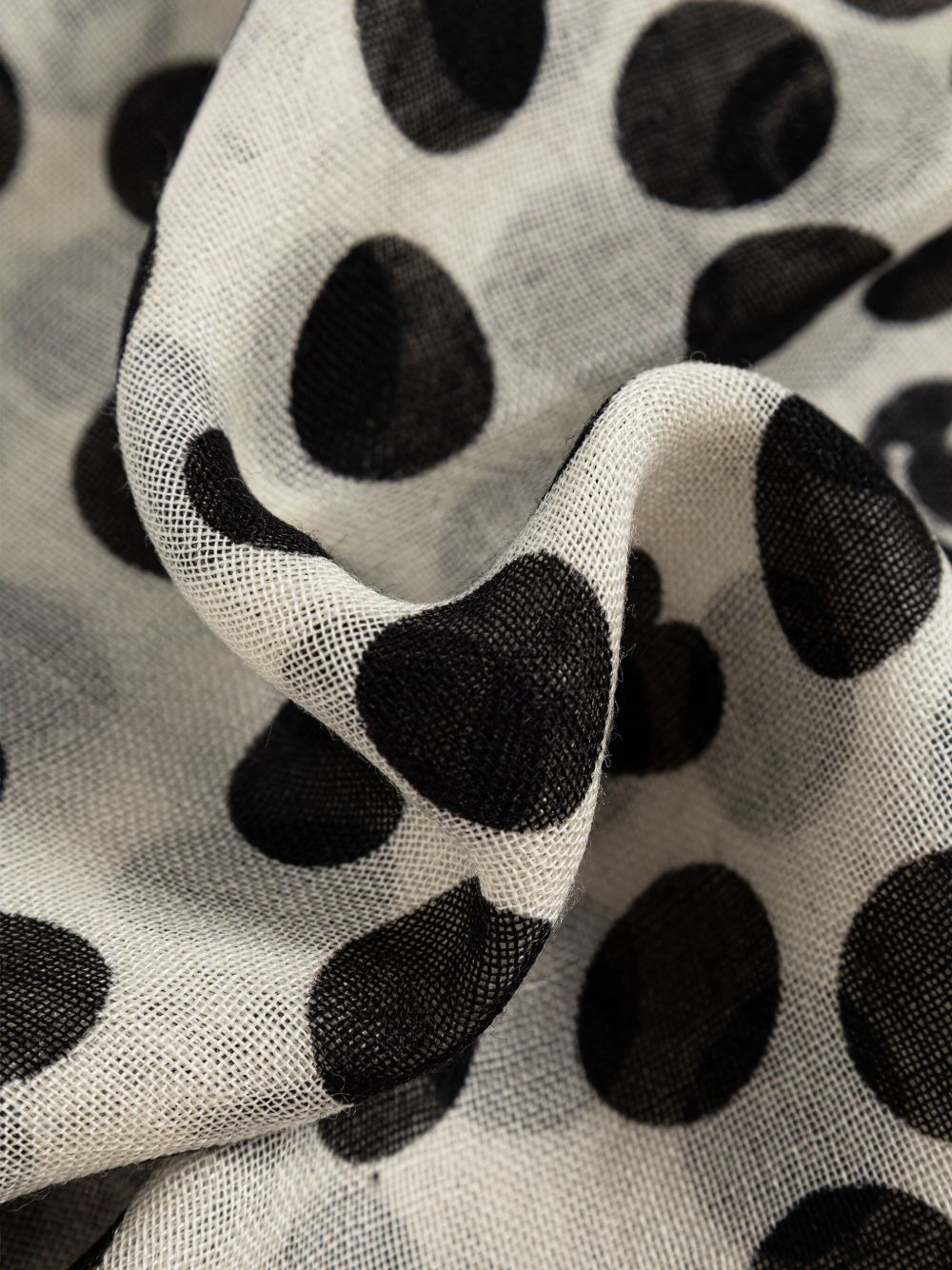 polka-dot pattern scarf - 2