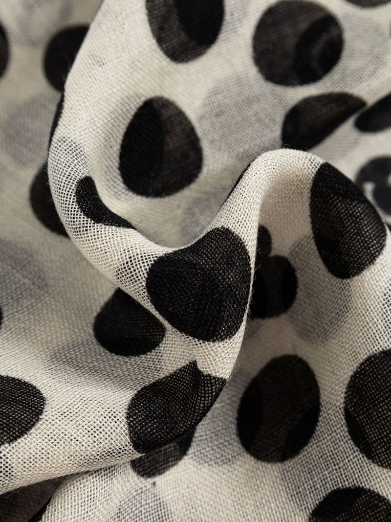 Moschino polka-dot pattern scarf outlook