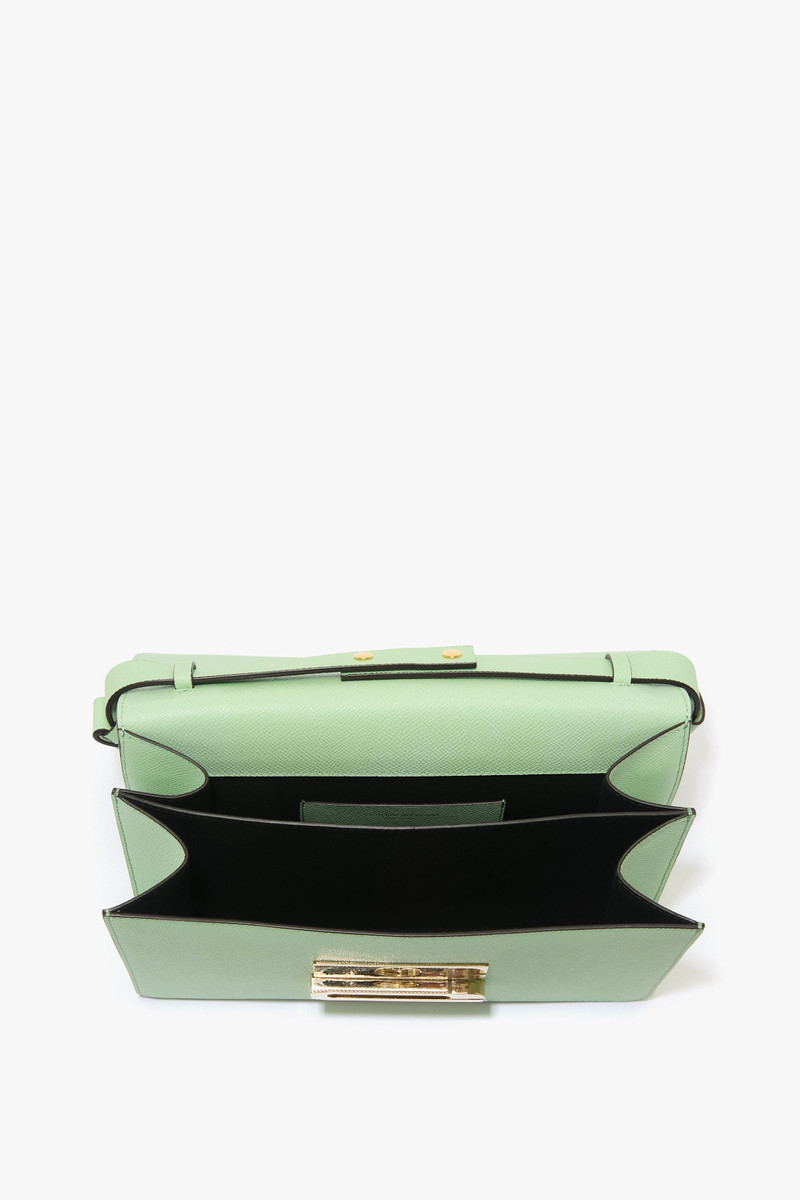 Dorian Bag In Jade Grained Leather 6