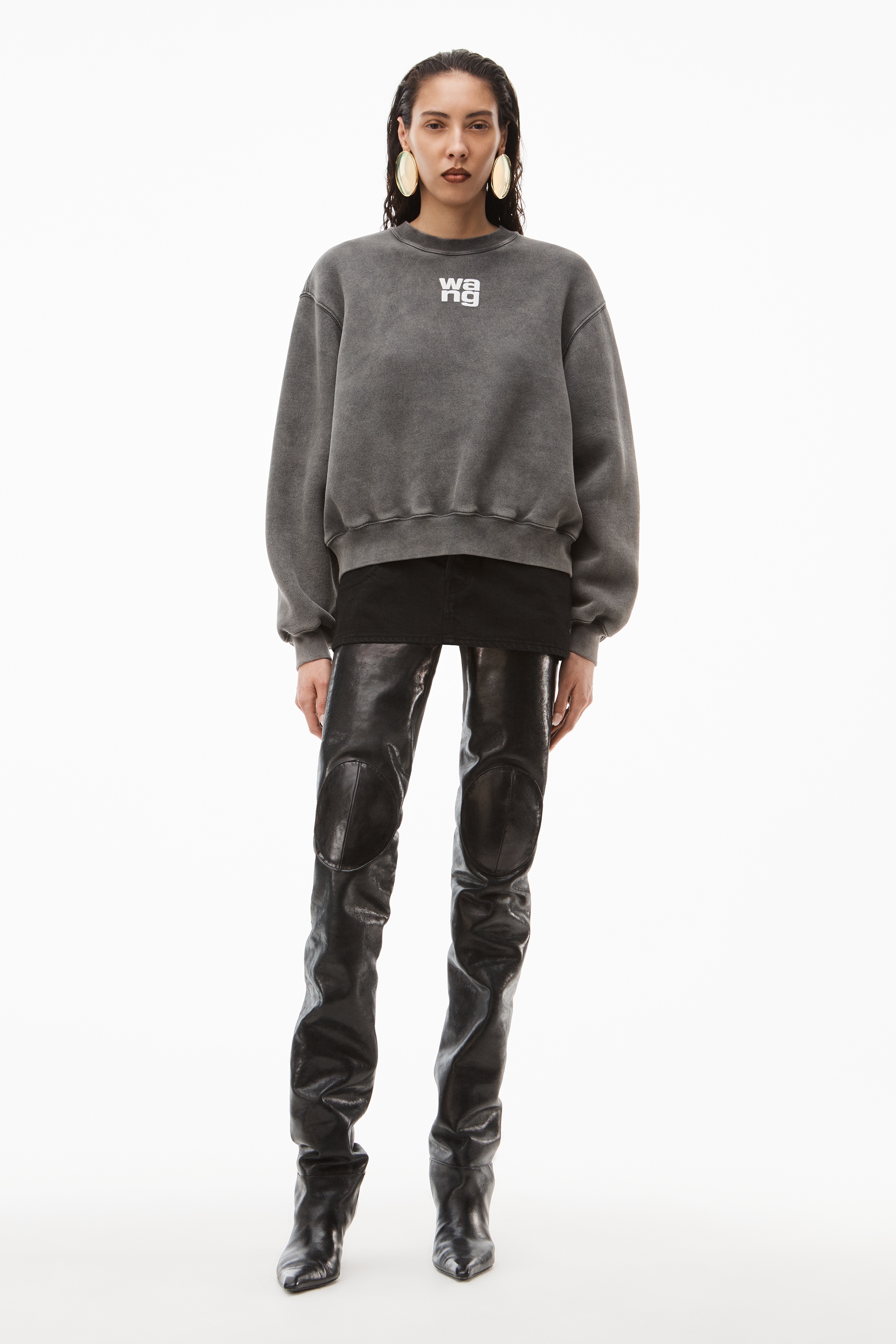 PUFF LOGO CREW SWEATSHIRT IN TERRY - 6