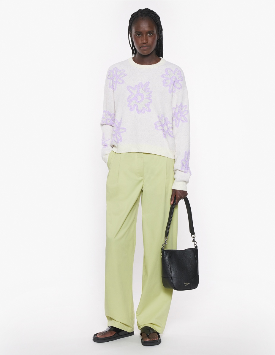 DAISIES INTARSIA TEXTURED JUMPER - 2