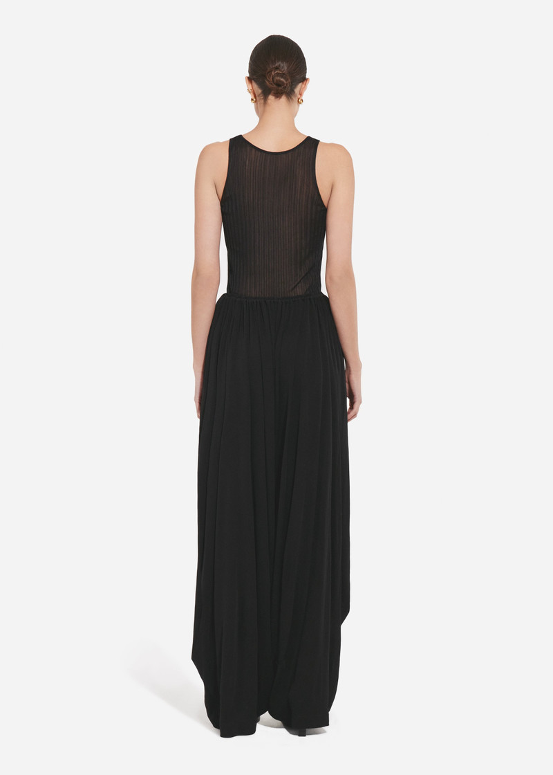Elasticated Waist Gathered Pant in Viscose 5