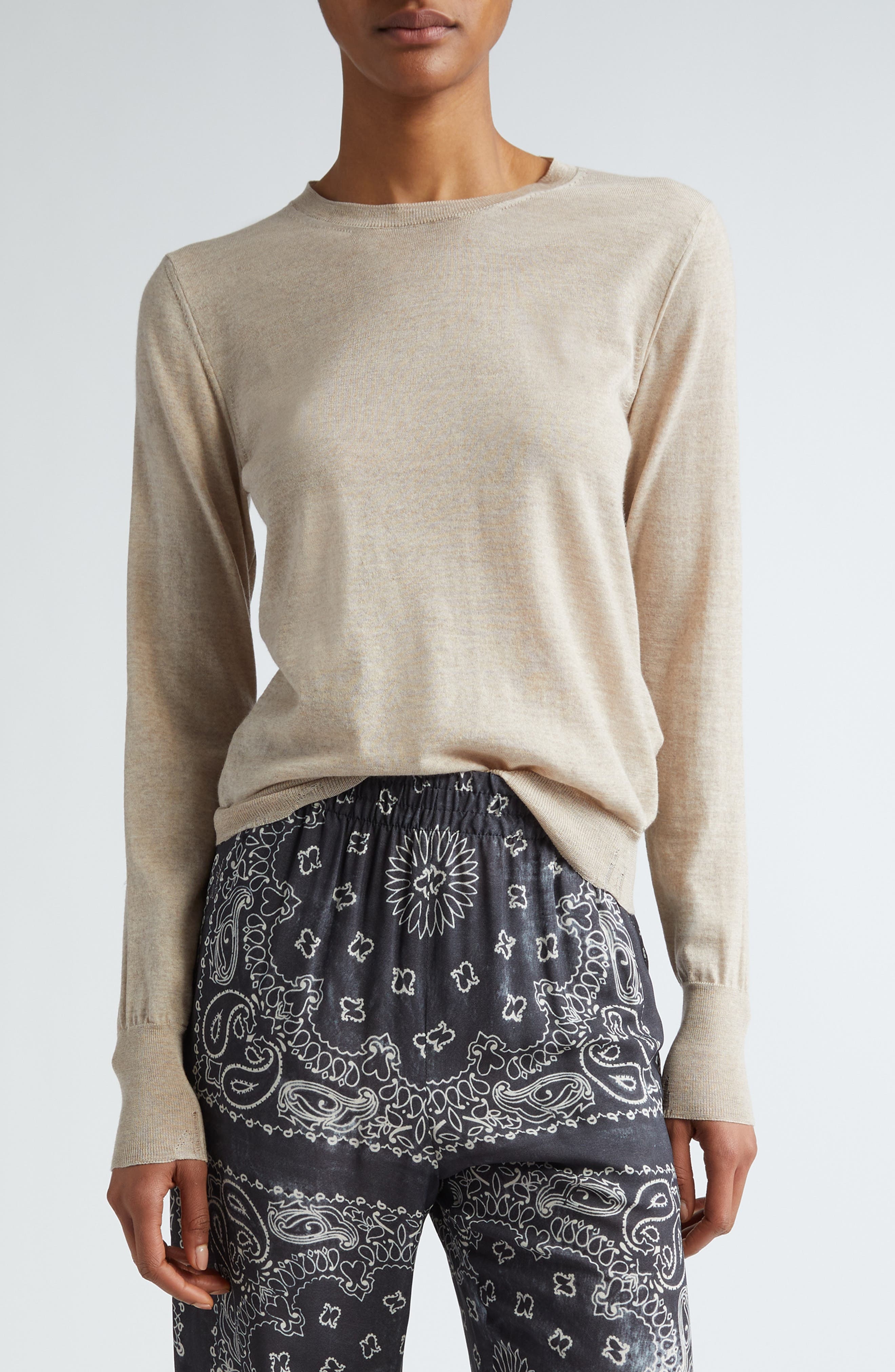 Golden Cotton Sweater - 1