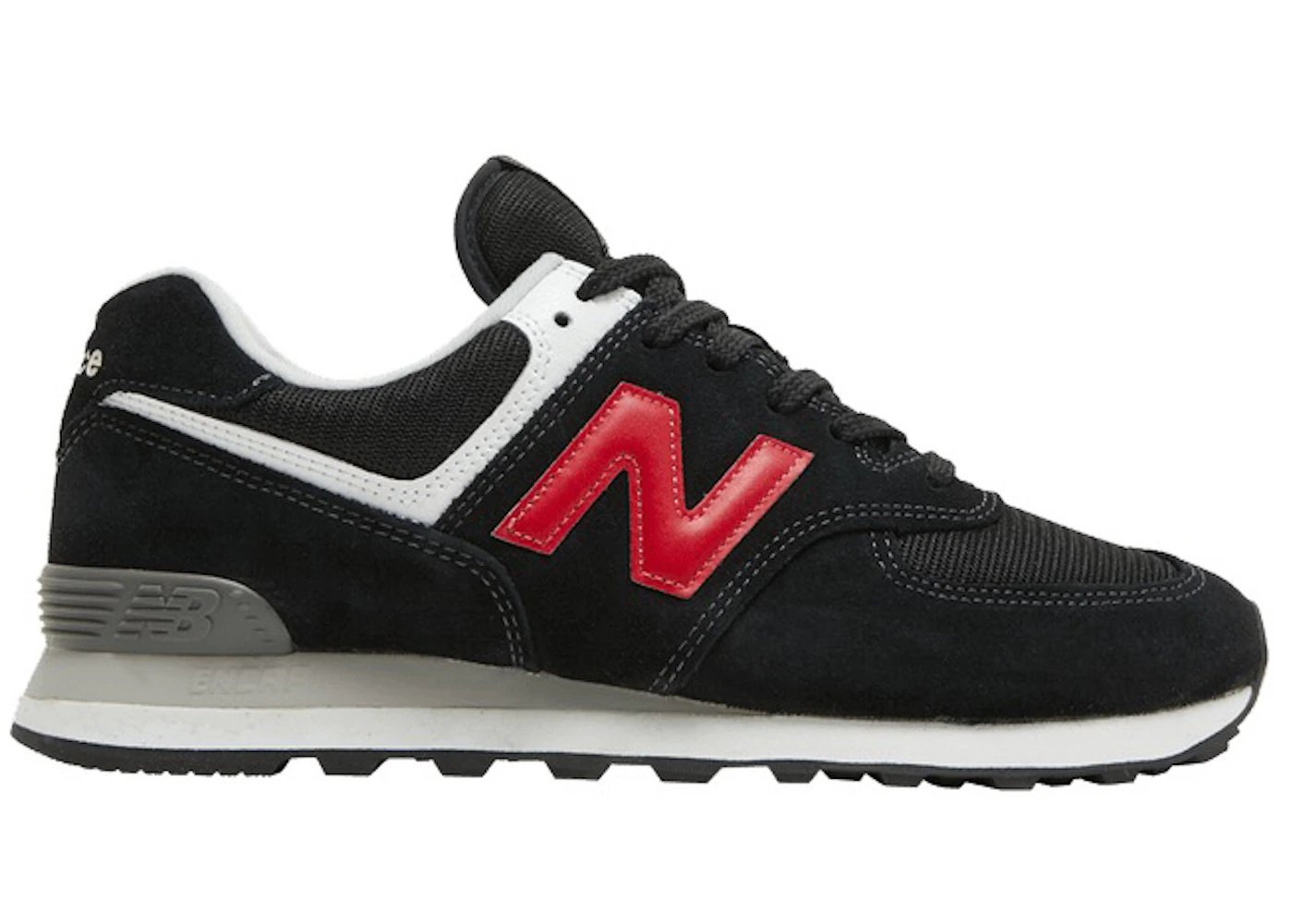 New Balance 574 Black Red White - 1