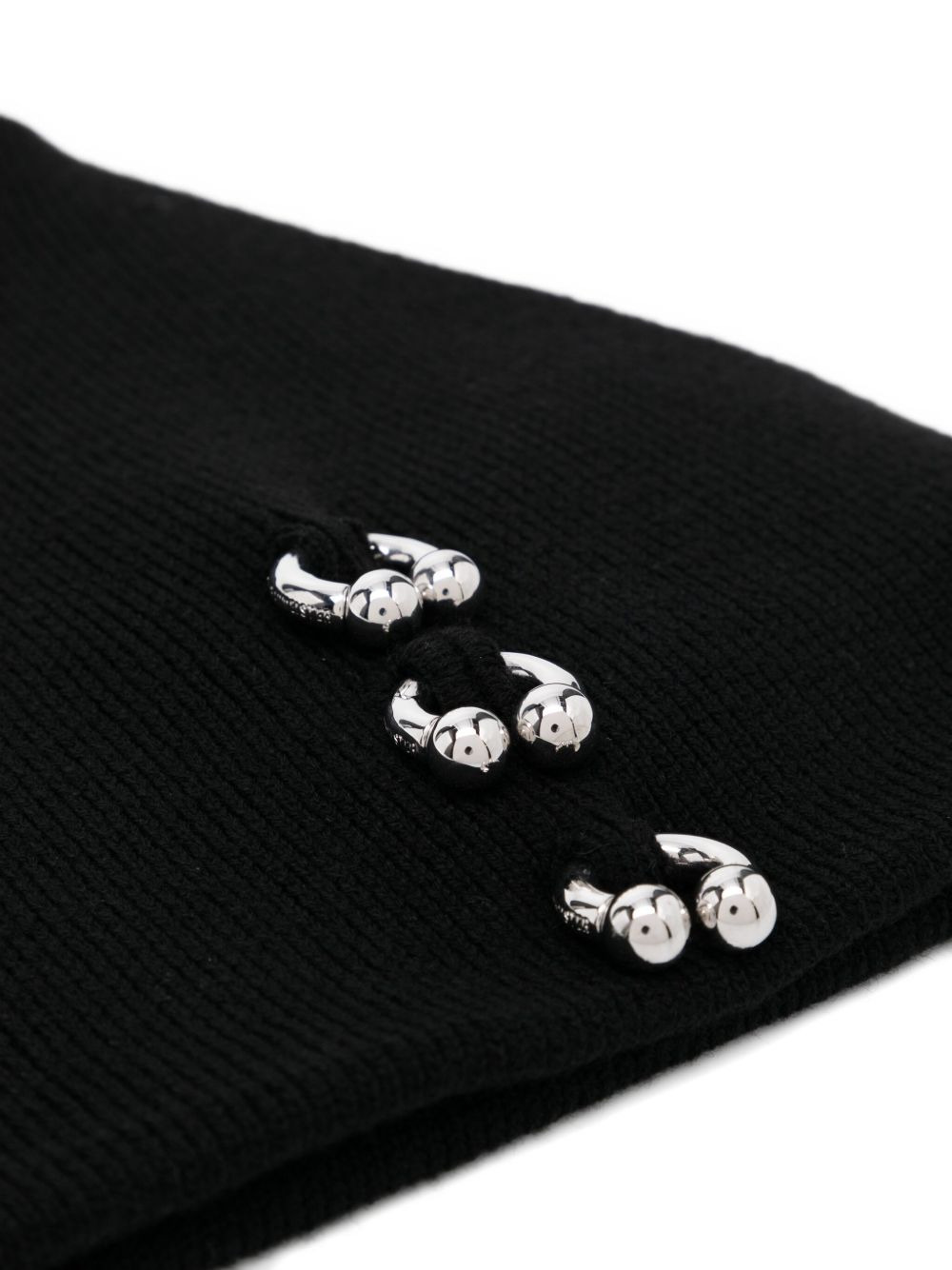chain-detail beanie - 3