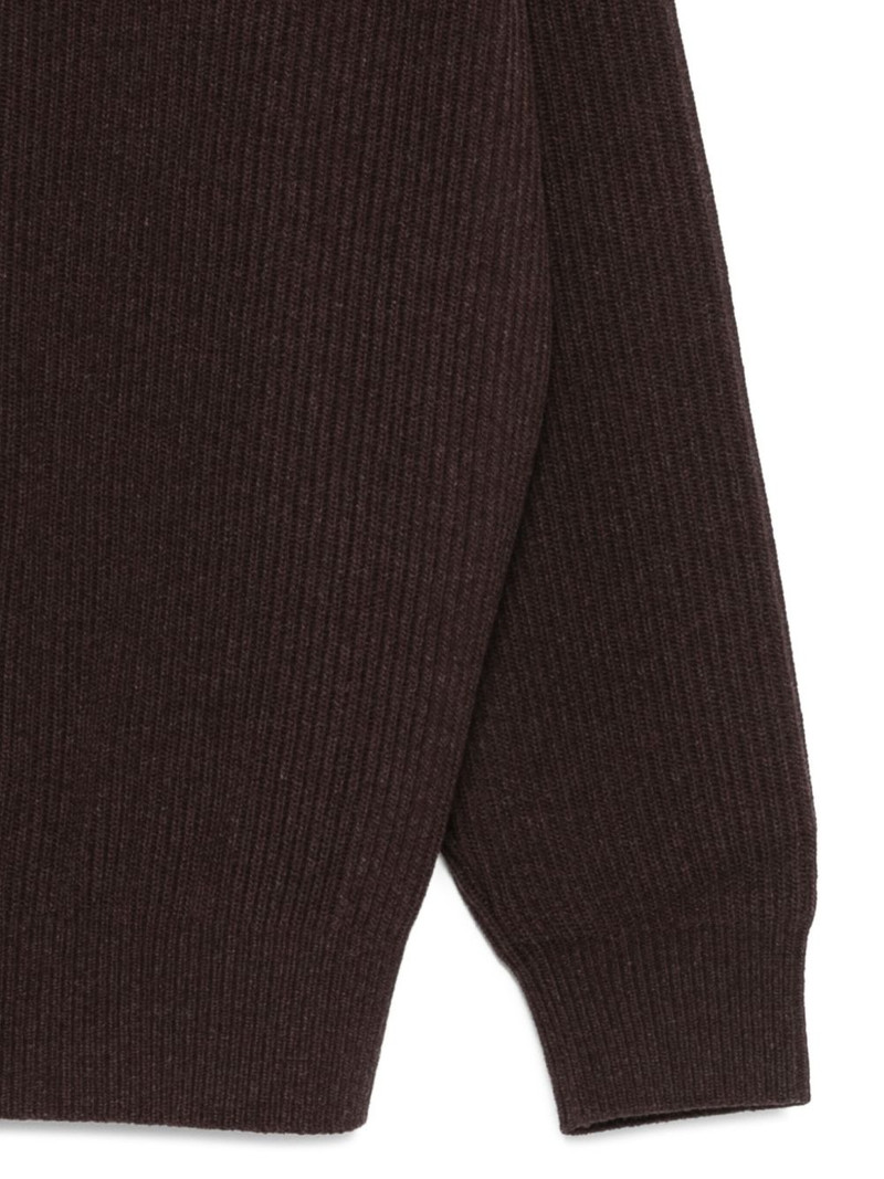 ribb-knit turtleneck sweater 3