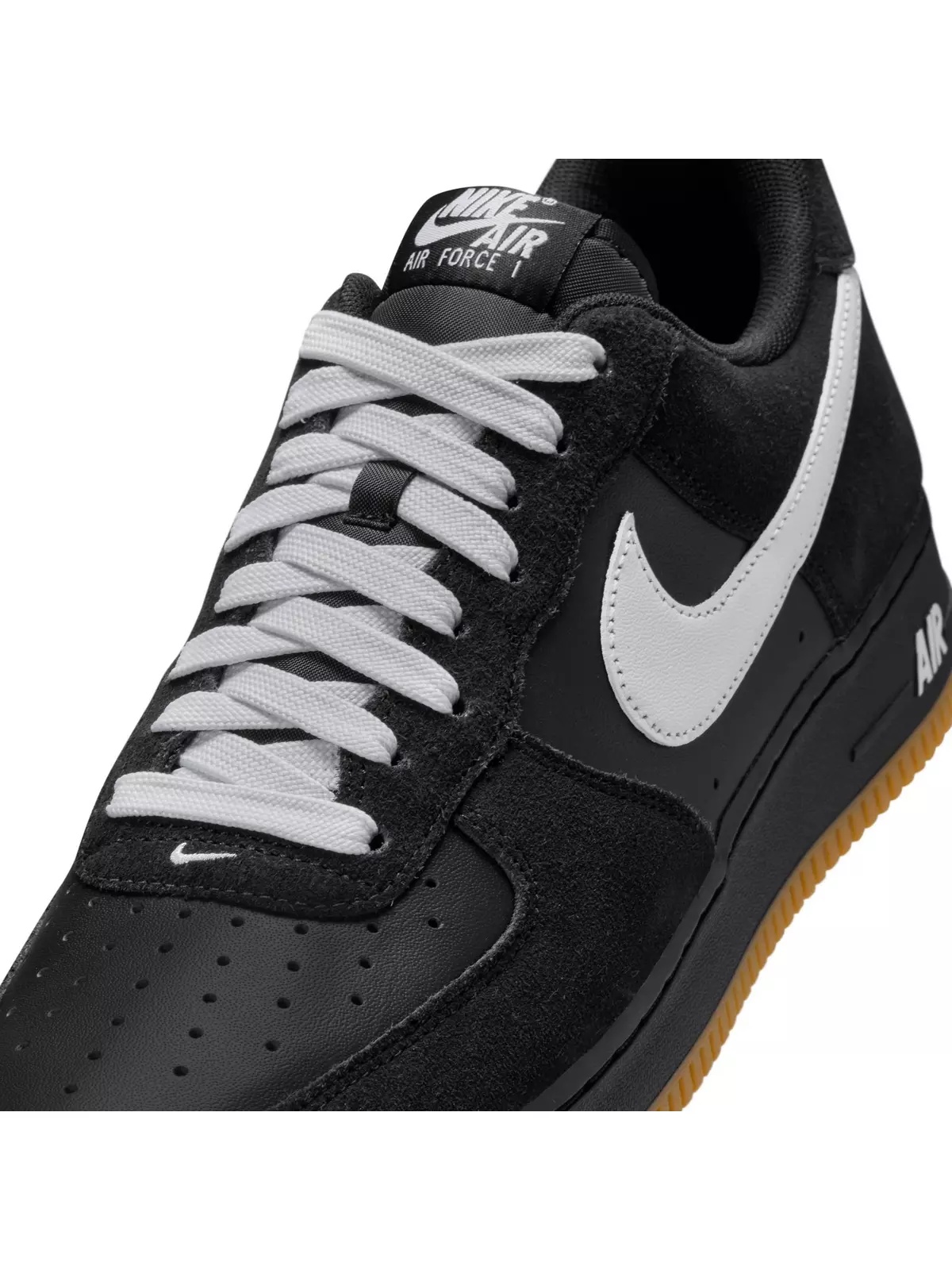 Air Force 1 '07 LV8 "Black/White/Gum Light Brown" Men's Shoe - 10