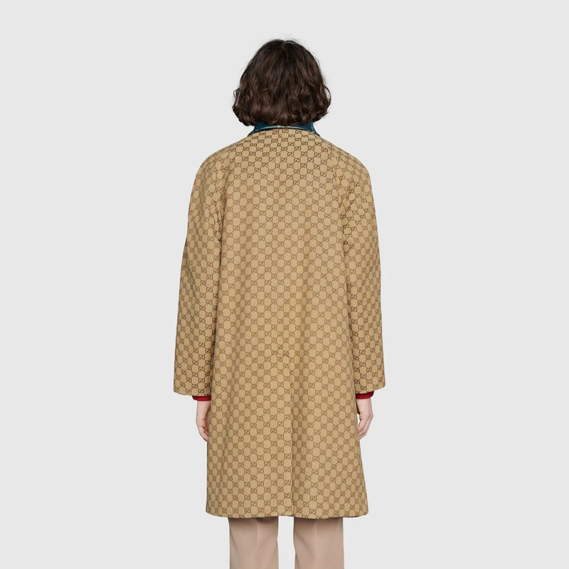 Reversible tartan wool coat 7