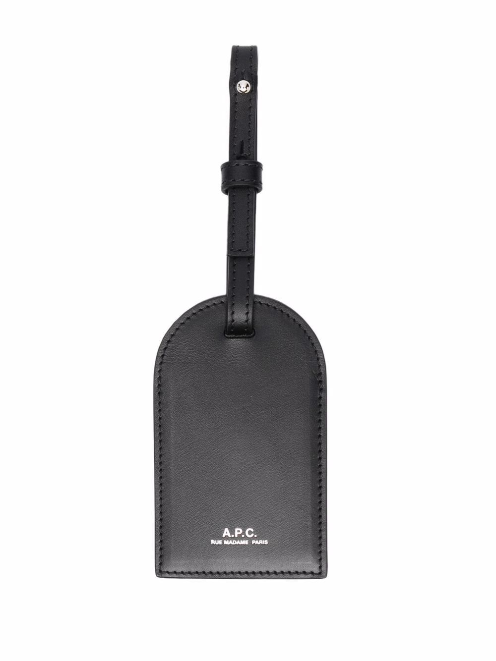 leather luggage tag - 1