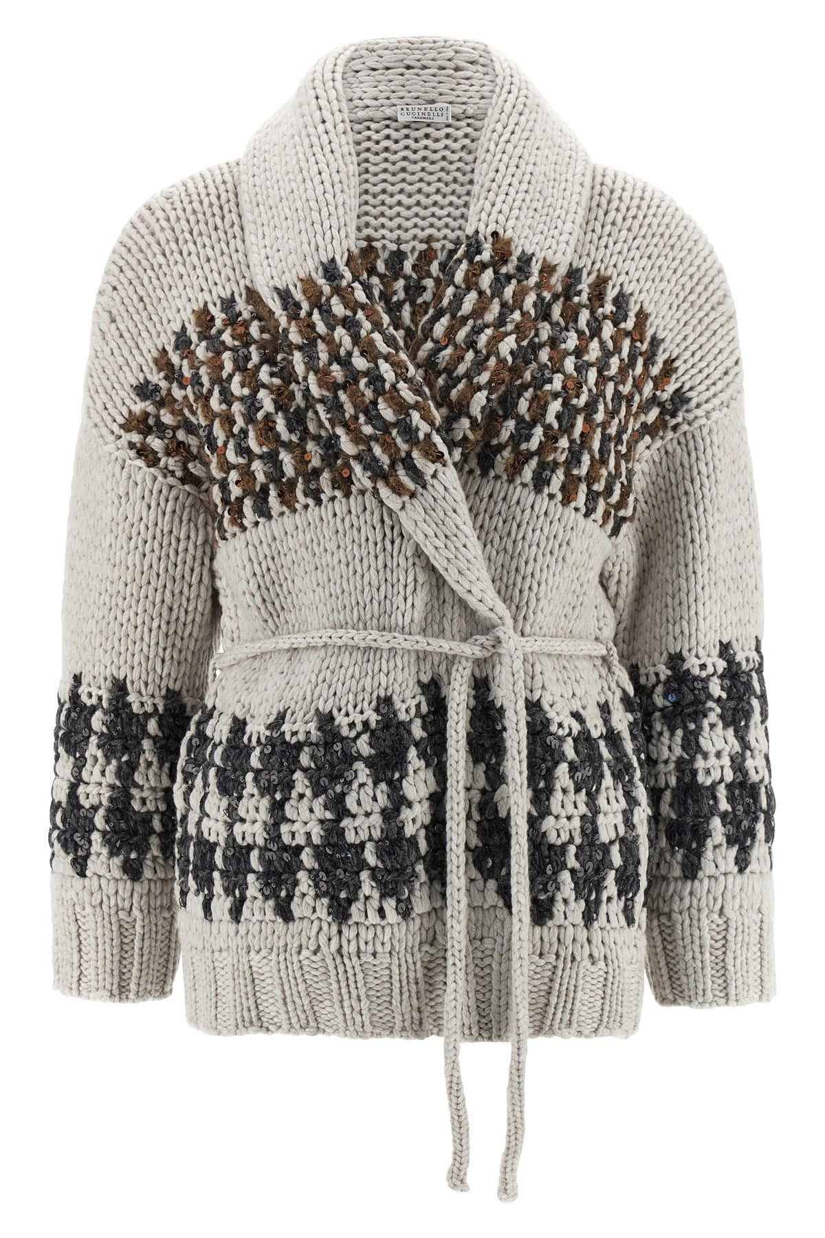 Brunello Cucinelli Women 'Opera Prince Of Wales' Cardigan - 1
