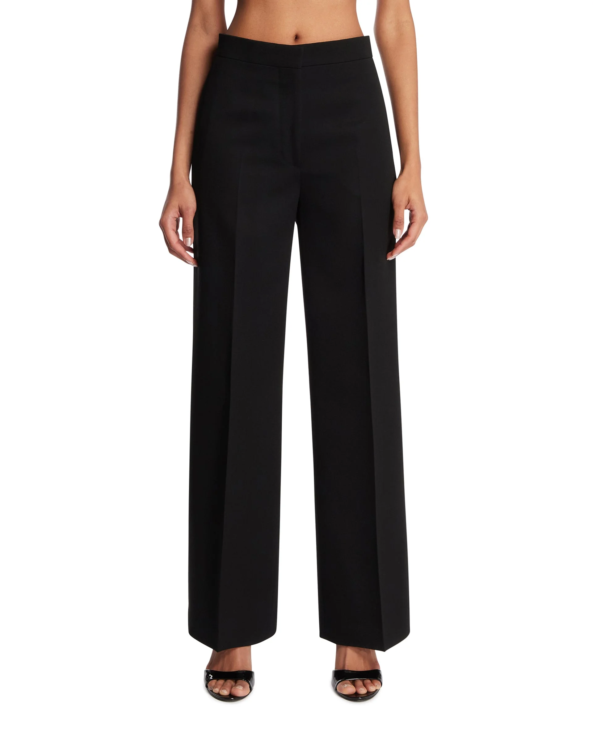 Black Agel Wool Trousers - 1