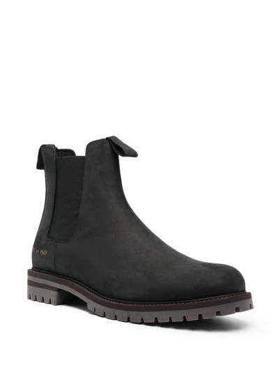 Common Projects ridged leather Chelsea boots outlook