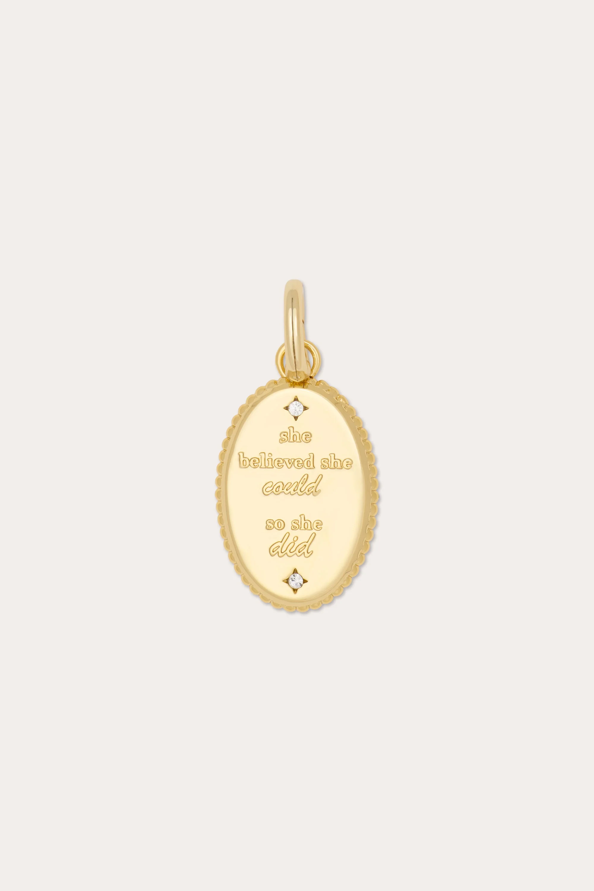 Oval Sayings Charm - 1