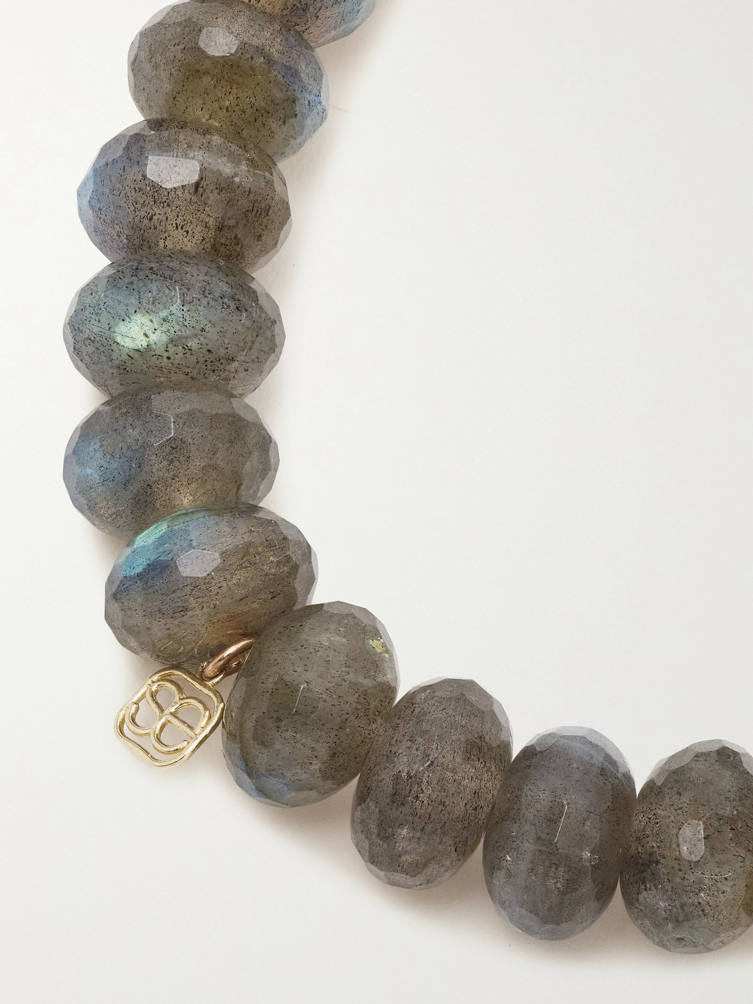 Lightning Bolt 14-karat gold, labradorite and diamond bracelet Brown - 3