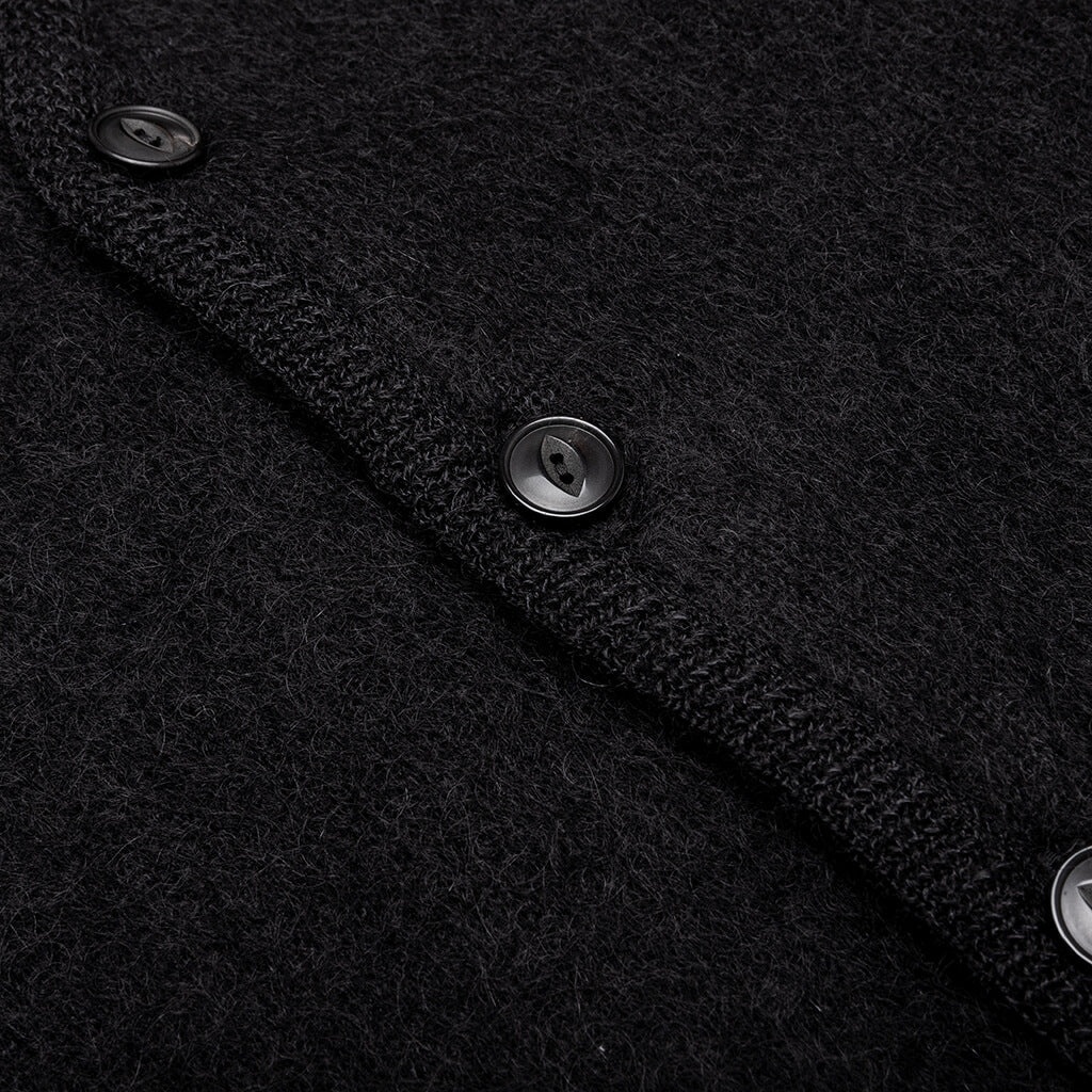 MOHAIR CARDIGAN TYPE 2 - BLACK - 5