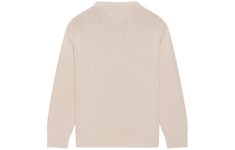 Balenciaga BB Laurel Crown Logo Crewneck Knitted Sweater 'Beige' 664369T32119028 - 2