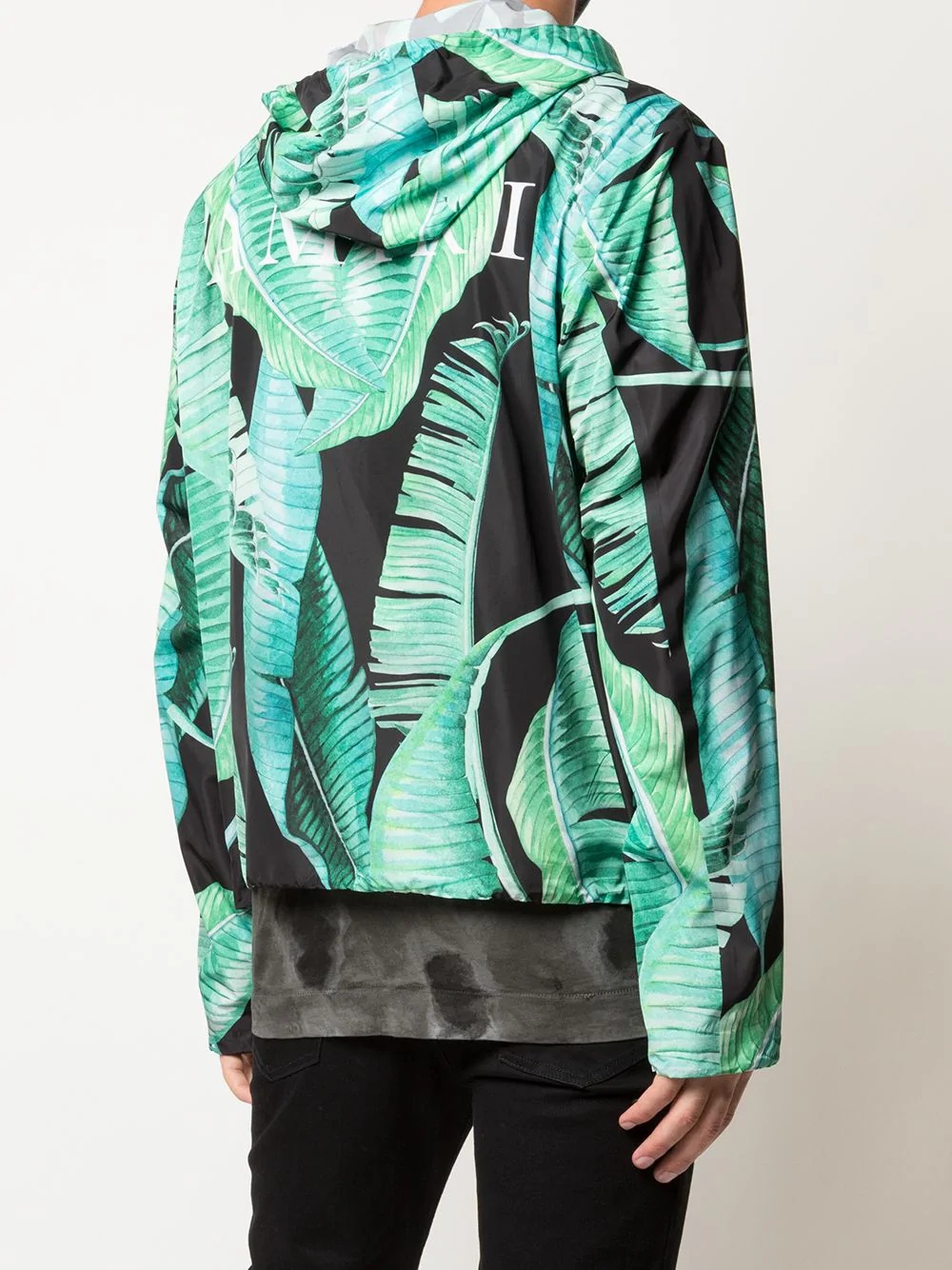 banana leaf hooded jacket - 4