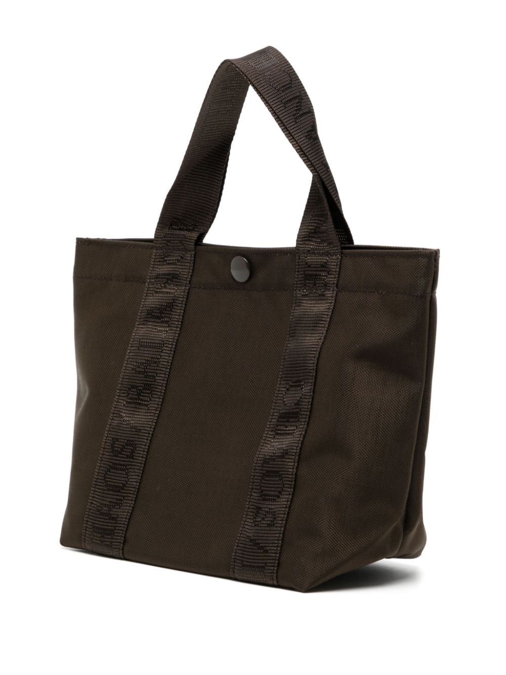 logo-print canvas tote bag - 2