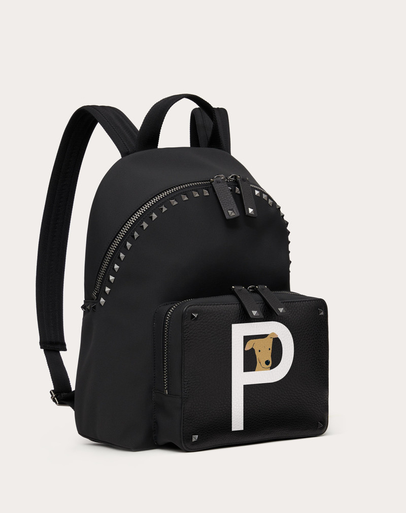 Valentino VALENTINO GARAVANI ROCKSTUD PET CUSTOMIZABLE BACKPACK outlook