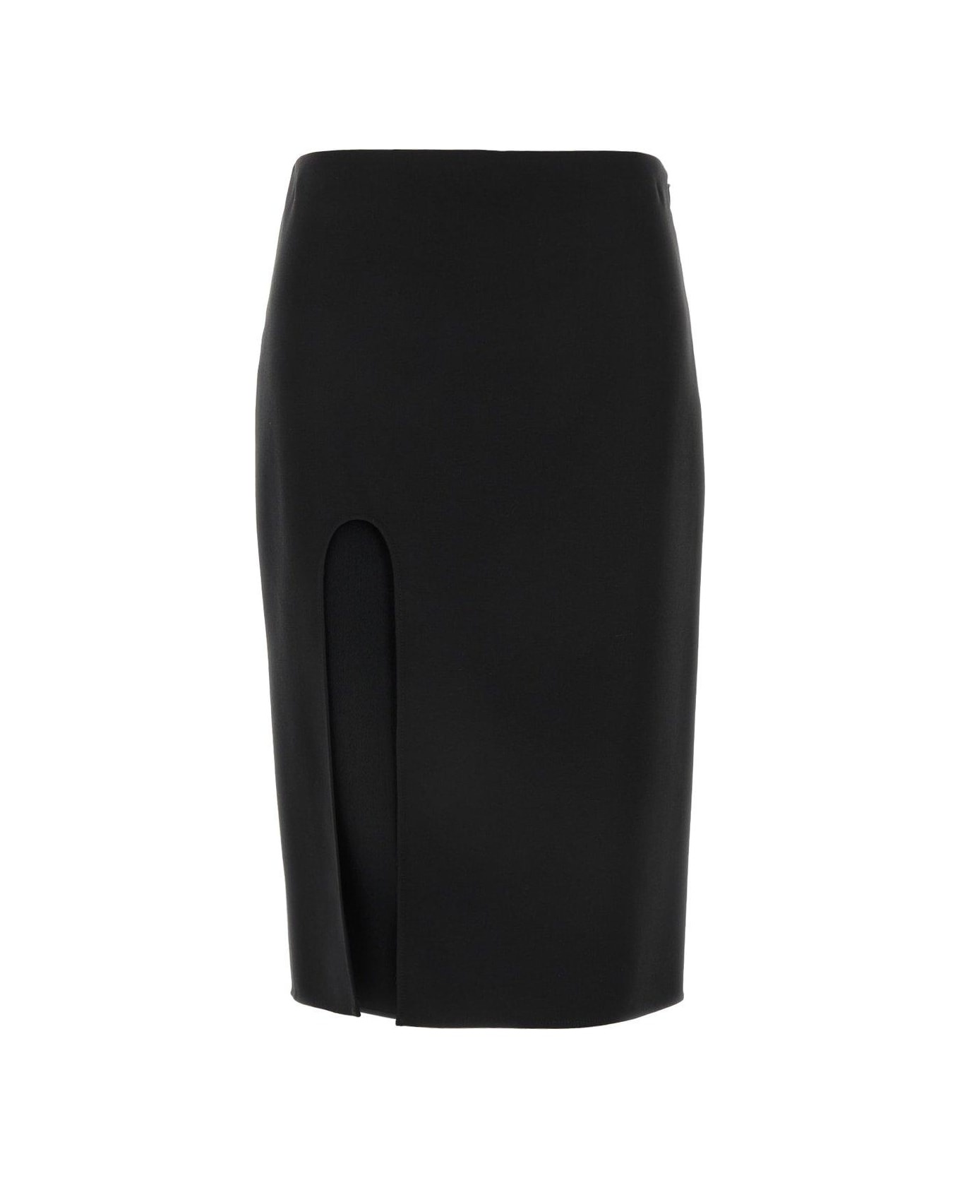 Mid-rise Twill Skirt - 1