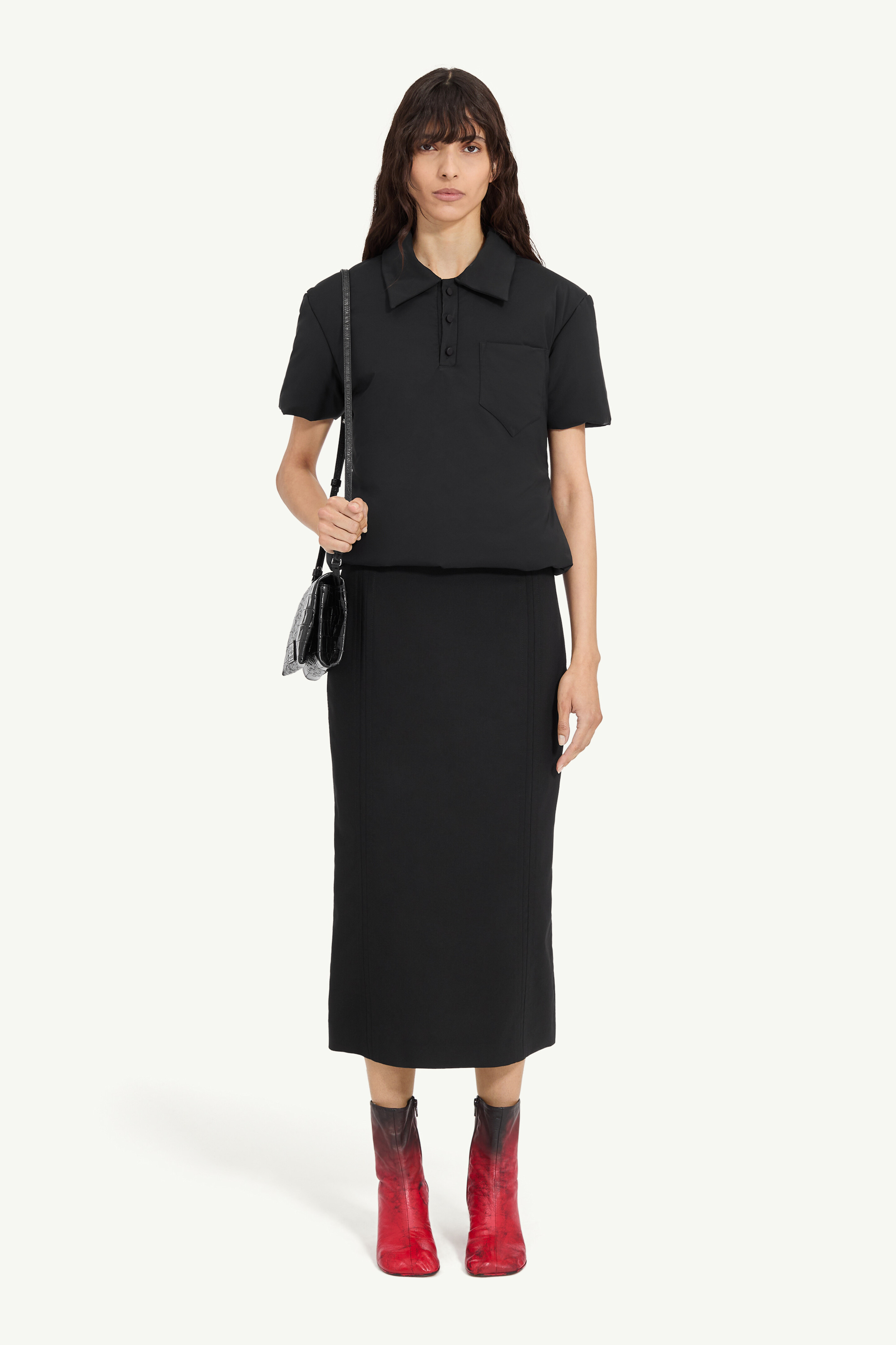 Padded polo top - 2