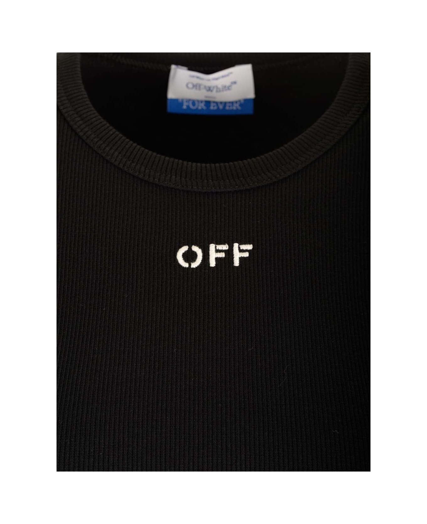 White T-shirt With Logo - 3
